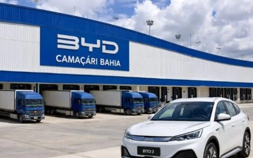 Avanço de produção da BYD pressiona mercado de galpões na Bahia