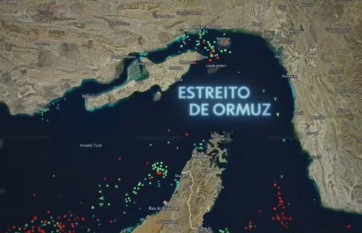 Irã mantém o controle do Estreito de Ormuz e o trânsito no mínimo